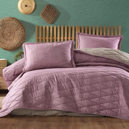 Cuvertură de pat - Cuvertură de pat clasy-matlasată 2 persoane (lorna v4)