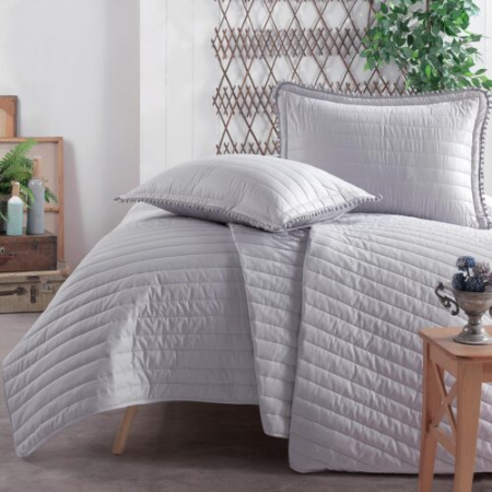 Cuvertură de pat - Cuvertură de pat clasy-matlasată 2 persoane (pedra v2)