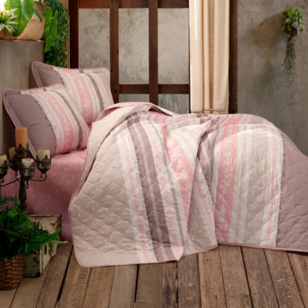 Cuvertură de pat - Cuvertură de pat clasy-matlasată 2 persoane (rustica)