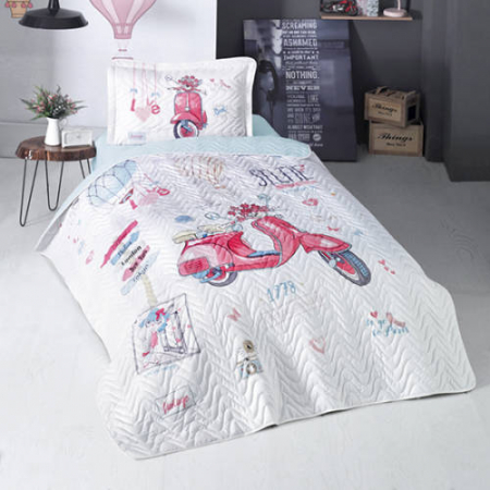 Textile pentru casă - Cuvertură de pat clasy-matlasată o persoană (free girl)