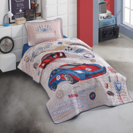 Cuvertură de pat - Cuvertură de pat clasy-matlasată o persoană (garage)