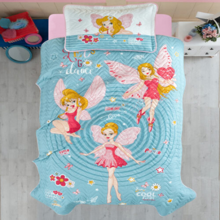Textile pentru casă - Cuvertură de pat clasy-matlasată o persoană (power girl)