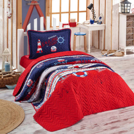 Cuvertură de pat - Cuvertură de pat clasy-matlasată o persoană (rota)