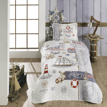 Cuvertură de pat - Cuvertură de pat clasy-matlasată o persoană (vsailife)