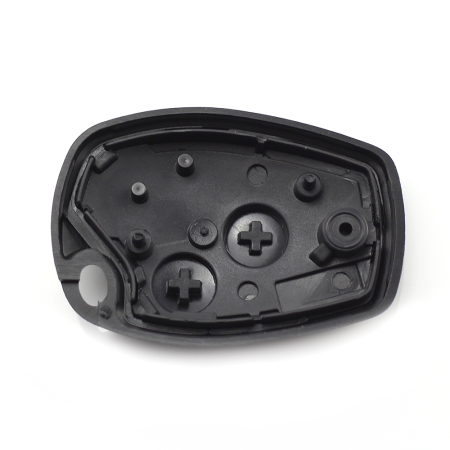 Dacia / Renault - Carcasa cheie cu 2 butoane si suport baterie din inox [3]
