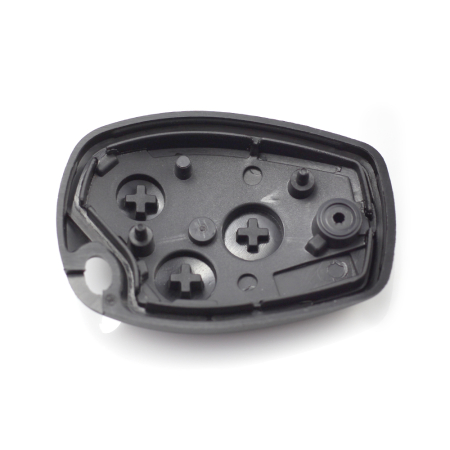 Dacia / Renault - Carcasa cheie cu 3 butoane si suport baterie din inox [2]