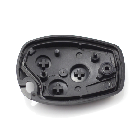 Dacia / Renault - Carcasa cheie cu 3 butoane si suport baterie din inox [3]