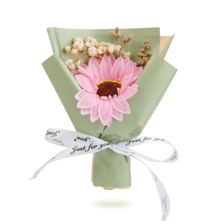 Decor cu floare artificială - floarea-soarelui - 17 x 11 x 3 cm [2]