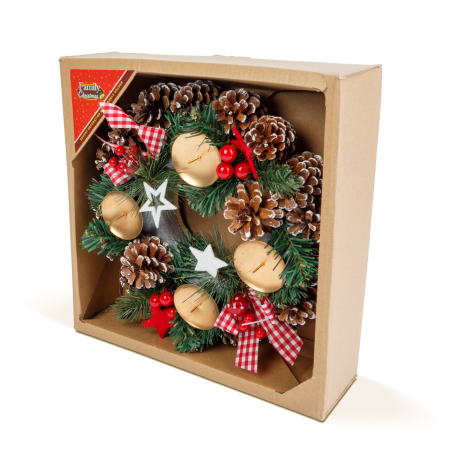 Decor de Advent - cu suport pentru lumănări - 30 cm [2]