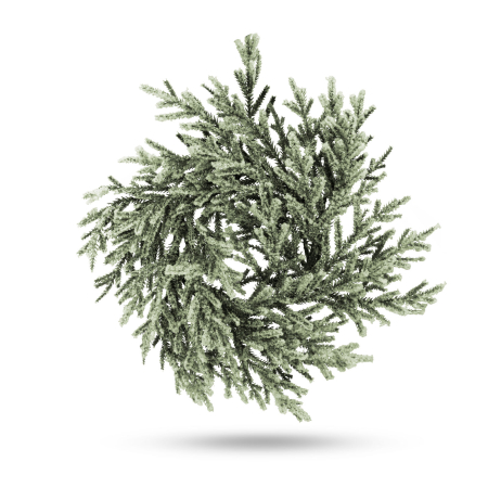 Produse de Crăciun - Decor de Crăciun - coroana - verde, înzăpezită - 27 cm