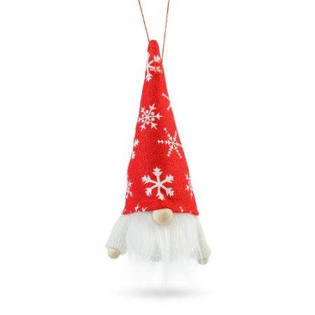 Decor de Crăciun – spiriduș scandinav textil – 15 cm – 2 modele [1]
