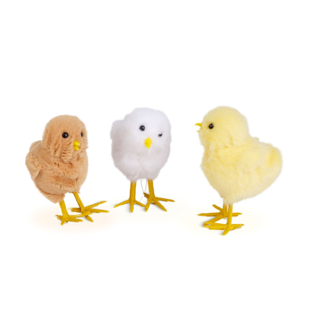 Produse de Paşti - Decor de Paște - pui - 3 tipuri - 11 x 7 x 6 cm