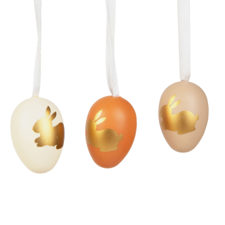 Decor de Paște - set ouă - 3 tipuri - 3 cm - 12 buc/pachet [1]