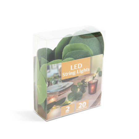 Decor LED de Crăciun - 20 LED-uri - 2 m - alb cald [1]