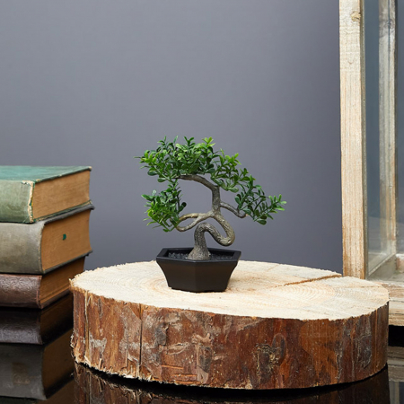 Decorațiuni, idei de cadouri - Decor plante artificiale - bonsai - 10 x 13 cm