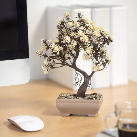 Decor plante artificiale - bonsai - 18 x 24 cm - 4 tipuri [2]