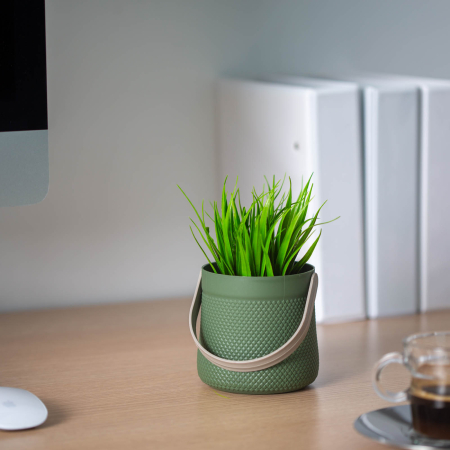 Decor plante artificiale - coș - 11 x 18 cm - 3 tipuri [2]