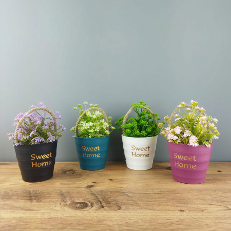 Decorațiuni, idei de cadouri - Decor plante artificiale - floare - 11 x 18 cm - 4 tipuri