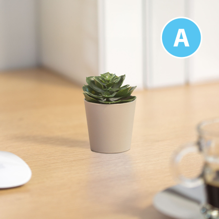 Decor plante artificiale - în ghiveci - 6 x 9 cm - 6 tipuri [5]
