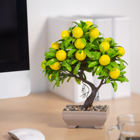 Decorațiuni, idei de cadouri - Decor plante artificiale - lamâi - 18 x 24 cm