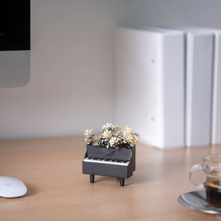 Decorațiuni, idei de cadouri - Decor plante artificiale - pian - 8 x 9 cm - 4 tipuri
