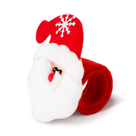 Decorațiune de Crăciun – brățară / accesoriu pentru coc – Moș Crăciun – 21 x 8 cm [1]