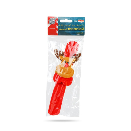 Decorațiune de Crăciun – brățară / accesoriu pentru coc – ren – 21 x 8 cm [1]