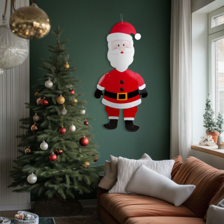 Decorațiune de Crăciun - Mos Crăciun - hârtie - 90 cm [1]