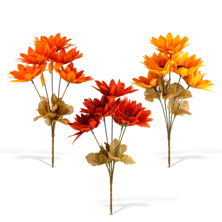 Decorațiuni de toamnă - Decorațiune de toamnă – floarea-soarelui – 3 modele – 35 cm