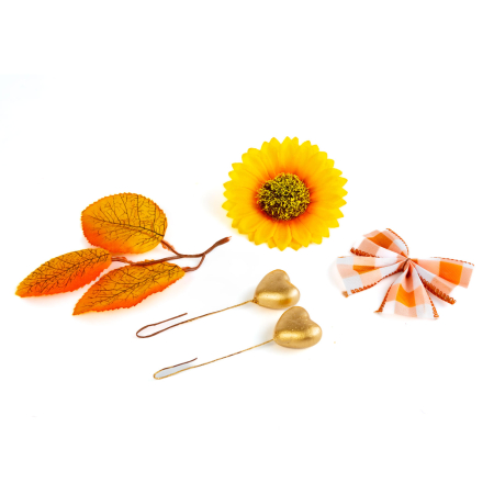 Decorațiune de toamnă – set 5 piese cu frunze – 2 modele [3]