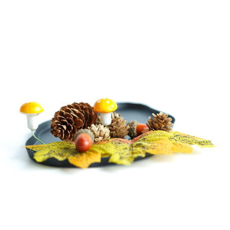 Decorațiuni de toamnă - Decorațiune de toamnă – set frunze, conuri de brad și dovleci – 4 modele