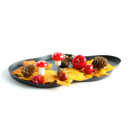 Decorațiune de toamnă – set frunze, conuri de brad și dovleci – 4 modele [2]