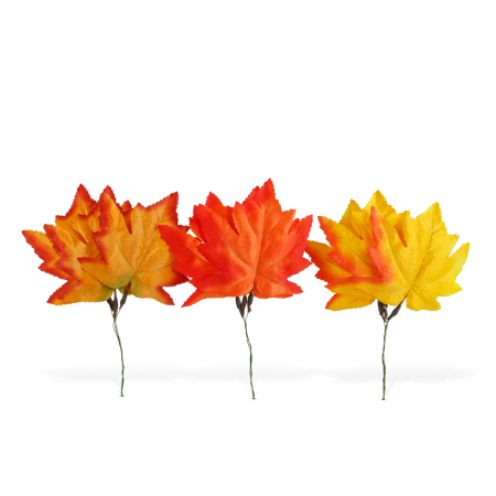 Decorațiune de toamnă – set frunze decorative – 28 cm – 9 bucăți / set [2]
