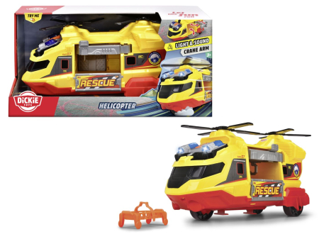 Universul Copiilor - DICKIE ELICOPTER DE SALVARE CU SUNETE SI LUMINI 30CM