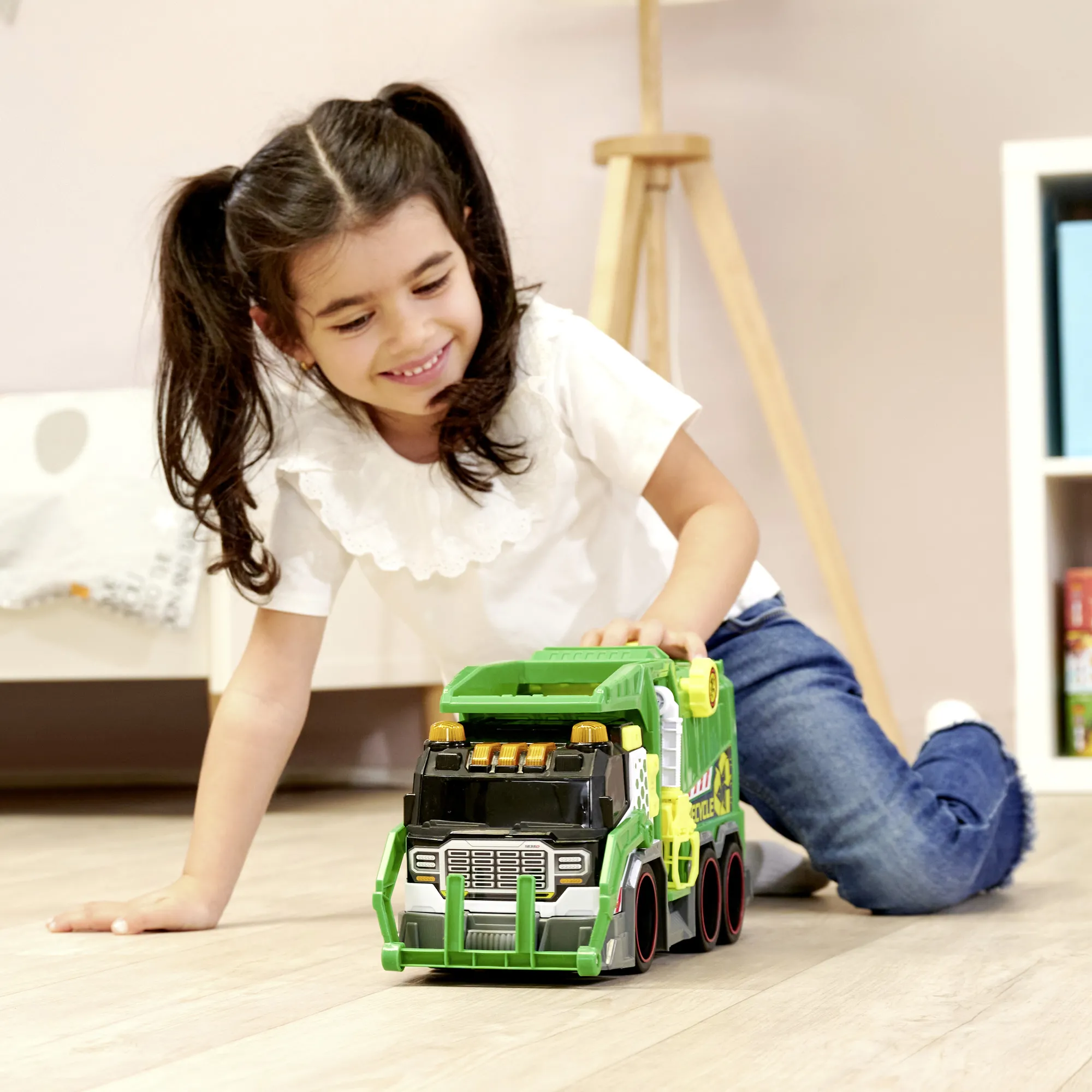 DICKIE TOYS CAMION DE RECICLARE CU LUMINI SI SUNETE 39CM [2]