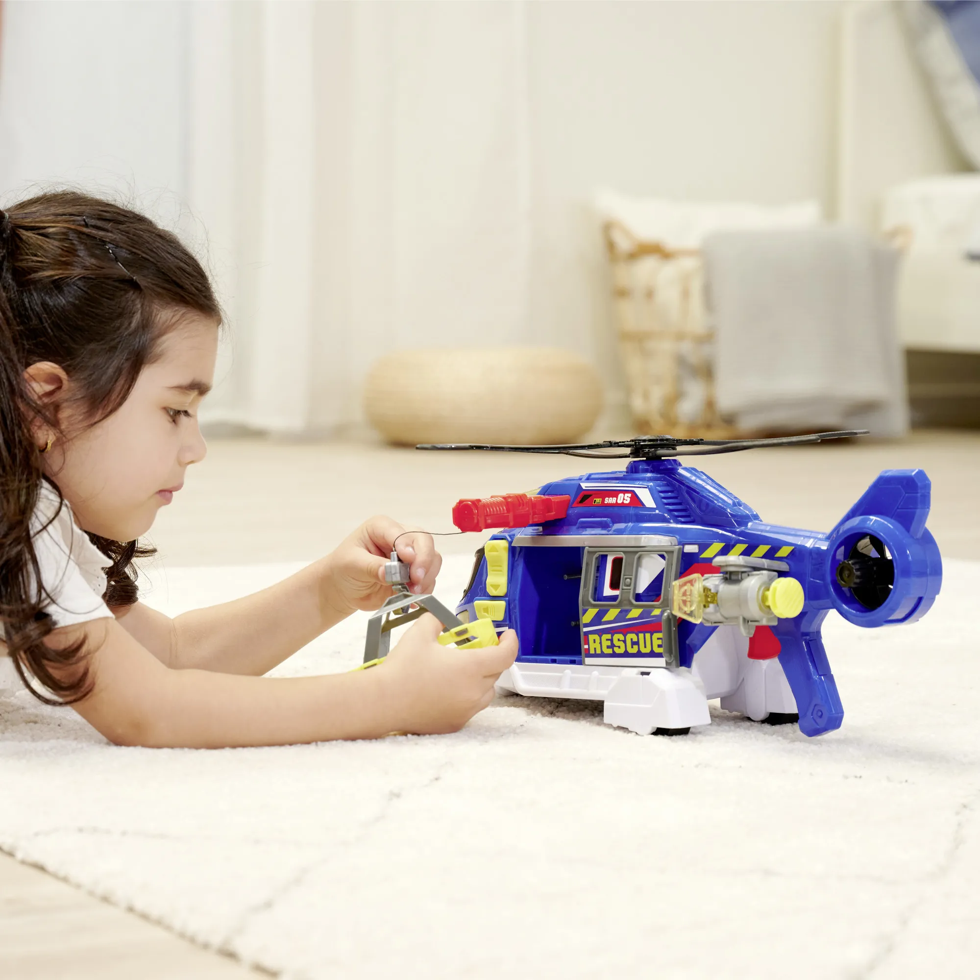 DICKIE TOYS ELICOPTER CU LUMINI SI SUNETE 39CM [2]