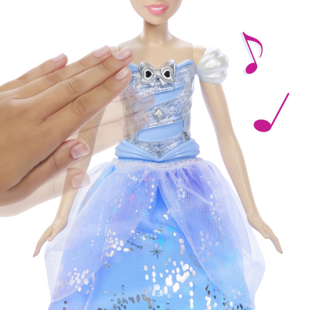 DISNEY PRINCESS PAPUSA CENUSAREASA INTERACTIVA CU ROCHIE LUMINOASA [5]