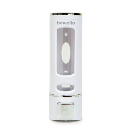 Articole pentru casă - Dozator de săpun - actionat manual - 400 ml - montat pe perete - alb