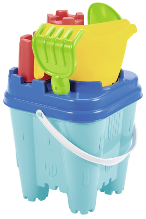 Universul Copiilor - ECOIFFIER GALETUSA CASTEL CU ACCESORII DE NISIP 18.5CM