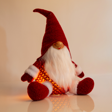 Decoratiuni si accesorii LED - Elf LED de Craciun - 35 cm - 3 x AA