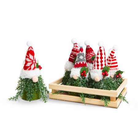 Produse de Crăciun - Elf scandinav de Crăciun - 18 cm - 6 tipuri