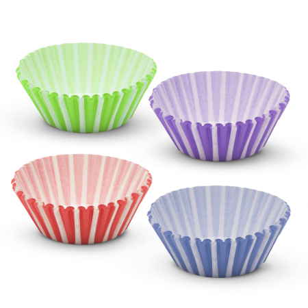 Family Pound - Set gofraje de hârtie pentru brioșe - modele cu dungi - 100 buc. / pachet [1]