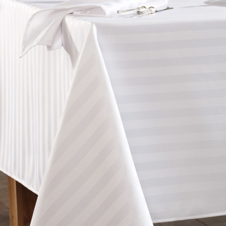 Față de masă - Fata de masa -damasc dunga 3 cm