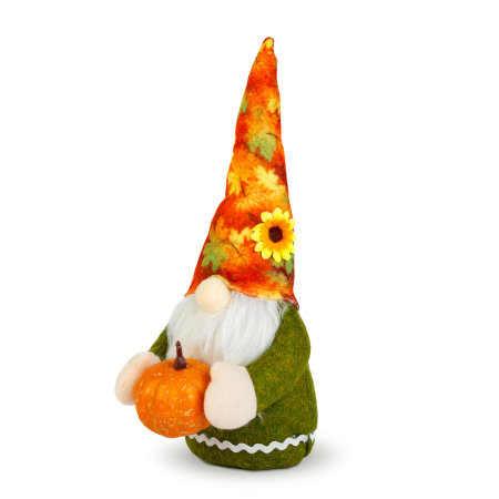 Figurină decorativă de toamnă – Moș cu dovleac – 35 cm – 2 modele [5]