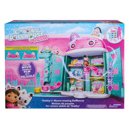 Gabby's Dollhouse - GABBYS DOLLHOUSE FILMUL CASA DE PAPUSI A LUI GABBYS MEOW MAZING CU ACCESORII
