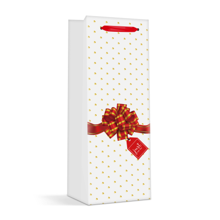 Geanta cadou sticle - hartie - 360 x 127 x 83 mm - 4 tipuri / pachet [3]