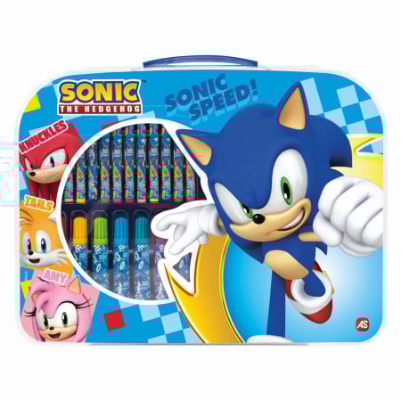 Jucării de creație și meserii - GENTUTA PENTRU DESEN ART CASE SONIC THE HEDGEHOG