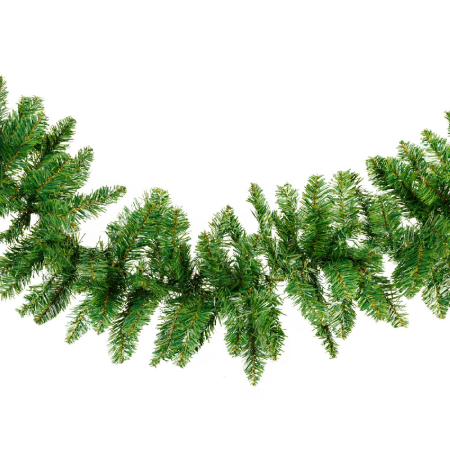 Ghirlandă de brad artificial – verde – 270 cm – PVC [1]