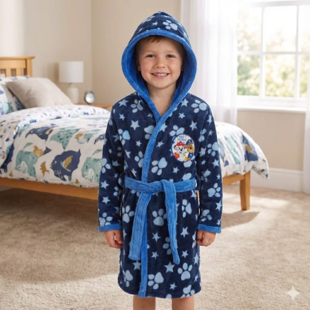 Halat de baie - Halat pentru copii Patrula Cățelușilor Starlight, cu glugă
