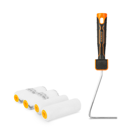 Accesorii de vopsit - HANDY - Set pentru vopsit, 2+2 buc. role + mâner
